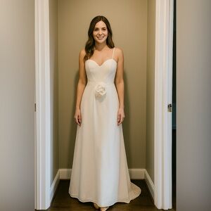 Galina wedding dress from David’s bridal